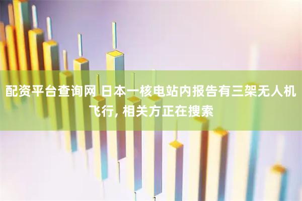 配资平台查询网 日本一核电站内报告有三架无人机飞行, 相关方正在搜索